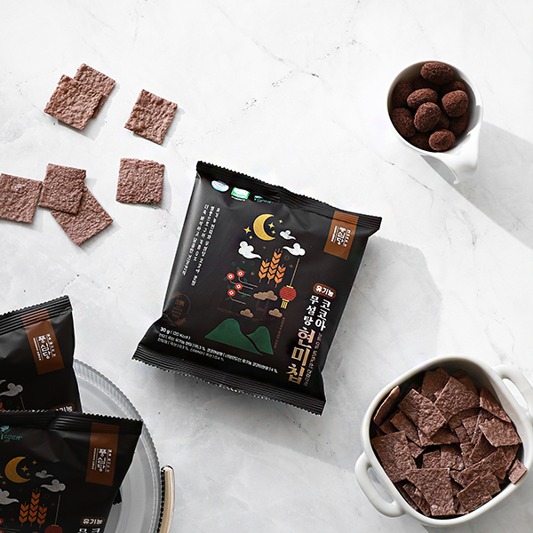 [멤버십] 풍심당 바삭바삭 무설탕 옥수수칩&현미칩2종 2봉