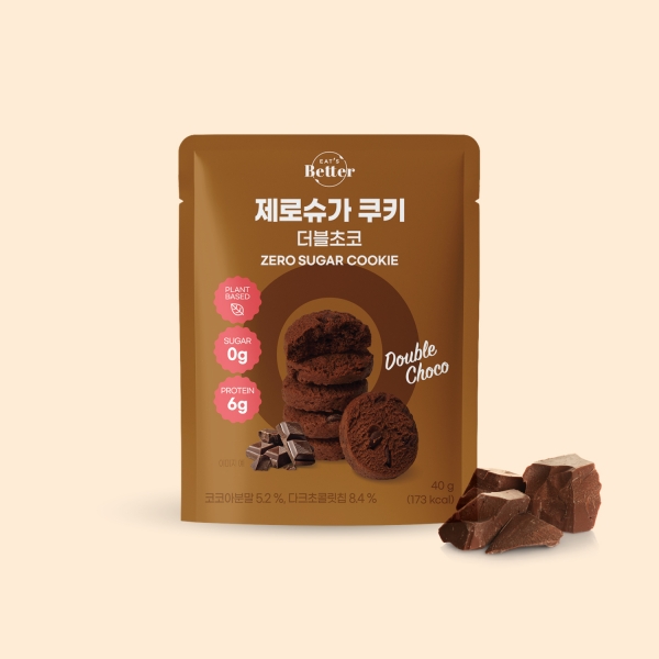 [잇츠베러]제로슈가 쿠키 3종(더블초코, 스윗오트, 황치즈향)