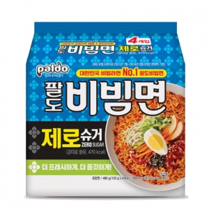 [팔도] 비빔면 제로슈거1팩 (1팩*4개입)
