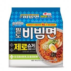 [팔도] 비빔면 제로슈거1팩 (1팩*4개입)
