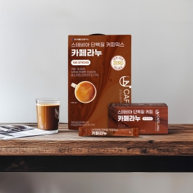 [한국생활건강연구소] 스테비아 단백질 커피믹스 카페라누 20개입 100개입 제로슈가 무설탕 프로틴 단백질커피