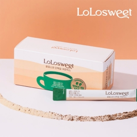 [로로스윗] 단백질 스테비아 커피 믹스 무설탕 믹스커피 당뇨