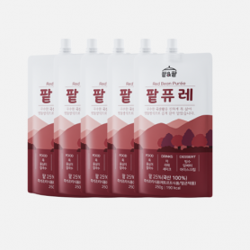 [팥&팥]국산팥 무가당 팥퓨레 2개입