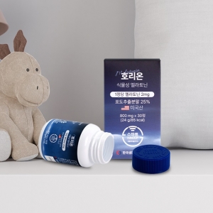 [한국생활건강연구소] 미국산 식물성 멜라토닌 2mg 함유 호리온 800mg x 30정 포도추출물 타트체리 함유
