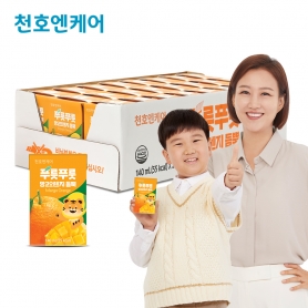 [천호엔케어] 푸릇푸룻 망고오렌지듬뿍 (140ml x 24팩)