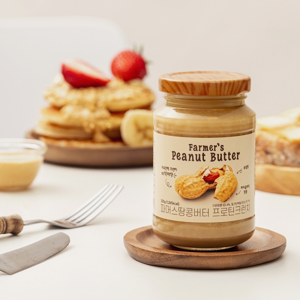 단백질까지 꽉 채운 무설탕 땅콩버터 파머스땅콩버터