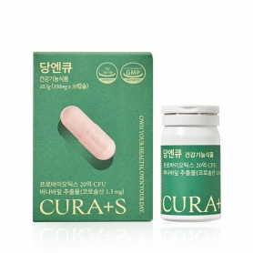 [큐라에스] 당엔큐(30캡슐) 특허유산균 바나바잎 식후혈당 장건강