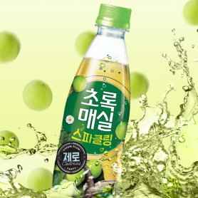 [멤버십] 웅진 초록매실 스파클링 제로 350ml 20개