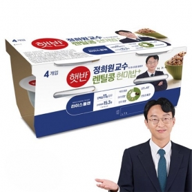 [멤버십] CJ제일제당 정희원 교수 햇반 라이스플랜 렌틸콩현미밥 190G 4개입