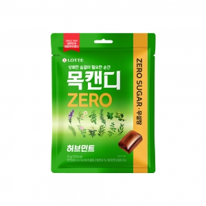 [멤버십] 롯데 목캔디 제로 허브민트 72g 1봉