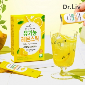 [닥터리브] 100% 리얼착즙 유기농 레몬스틱(20gx14포) 1/3/6/12박스
