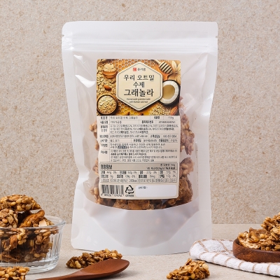 [유기샘] 우리 오트밀 수제 그래놀라150g 3개