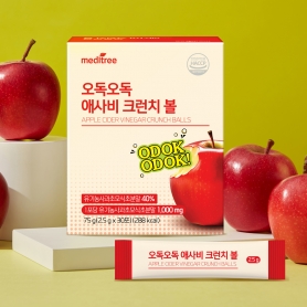 [메디트리]오독오독 애사비 크런치볼 1박스 (14포)