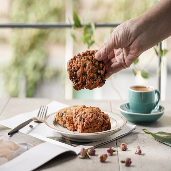 저당 고단백19g 현미 스콘 비건 단백질빵 글루텐프리 노오일 저당간식 당뇨간식