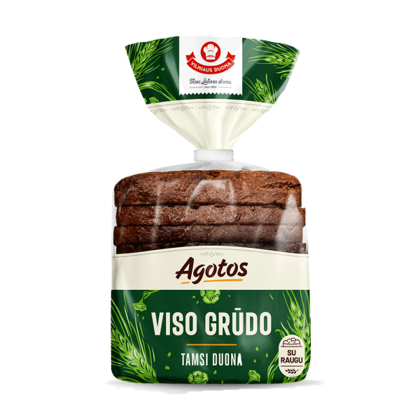 [마이브레드] 해바라기씨 호밀빵 300g X 4 고소한 해바라기씨앗(20%)과 통호밀(77%) 쫀쫀한 식감의 리투아니아 정통발효 통곡물 호밀빵