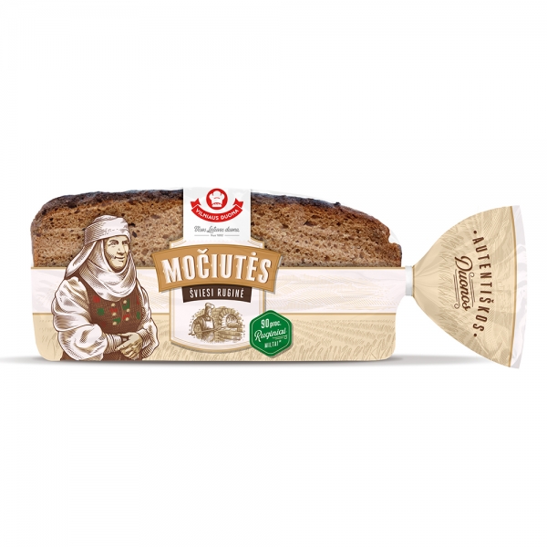 [마이브레드] 해바라기씨 호밀빵 300g X 4 고소한 해바라기씨앗(20%)과 통호밀(77%) 쫀쫀한 식감의 리투아니아 정통발효 통곡물 호밀빵