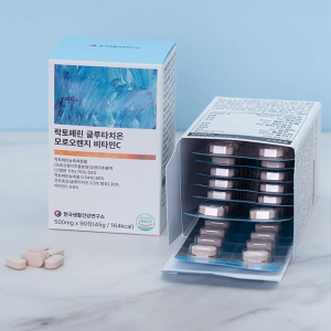 [한국생활건강연구소] 락토페린 글루타치온 모로오렌지 비타민C PTP 개별포장 500mg x 90정