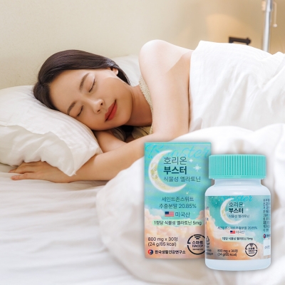 [한국생활건강연구소] 식물성 멜라토닌 5mg함유 호리온 부스터 800mg x 30정 세인트존스워트