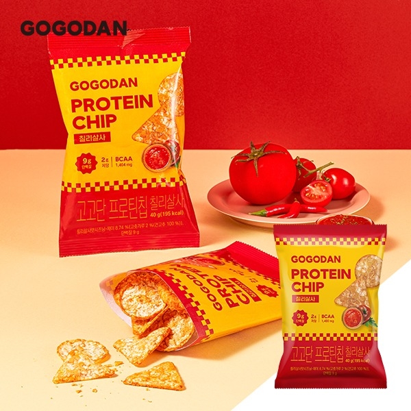 ★임박특가★25팩 프로틴칩 고단백 저당 스낵(BCAA함유) 칠리살사맛