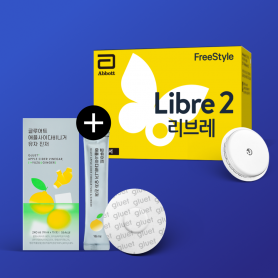 [CGM]프리스타일 리브레2 연속혈당측정기(패치1장)+ 글루어트 애플사이다비니거 유자진저맛 1box