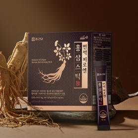 [종근당] 면역 피로엔 홍삼스틱 50포 1박스+쇼핑백