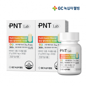 GC녹십자웰빙 PNT 종합 멀티비타민 미네랄 30정x2박스