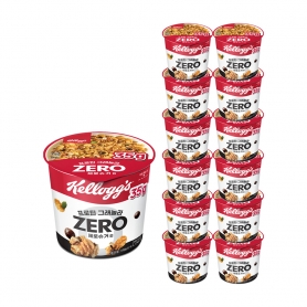 켈로그 프로틴 그래놀라 제로슈거 컵시리얼 35g 12개