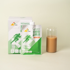 [국민바이오] K-CARE 프로틴 솔루션 곡물맛 단백질 쉐이크 (1박스 7개입)