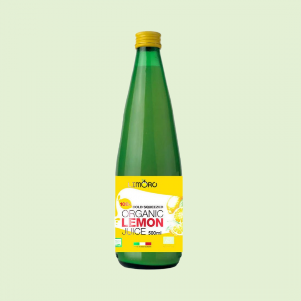 리모로 100% 콜드 스퀴즈드 유기농 레몬 착즙 주스 500ml