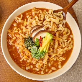 [한둘푸드] 두부로 만든 장칼국수 2팩(4인분)