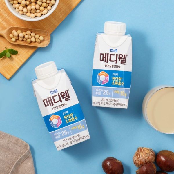 [멤버십] 메디웰 혈당관리 균형영양식 고단백 밤맛 1박스( 200ml*18입)