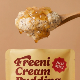 당류1g 단백질 크림푸딩 프리니 치아씨드 식사대용 다이어트 간식 떠먹는 케이크