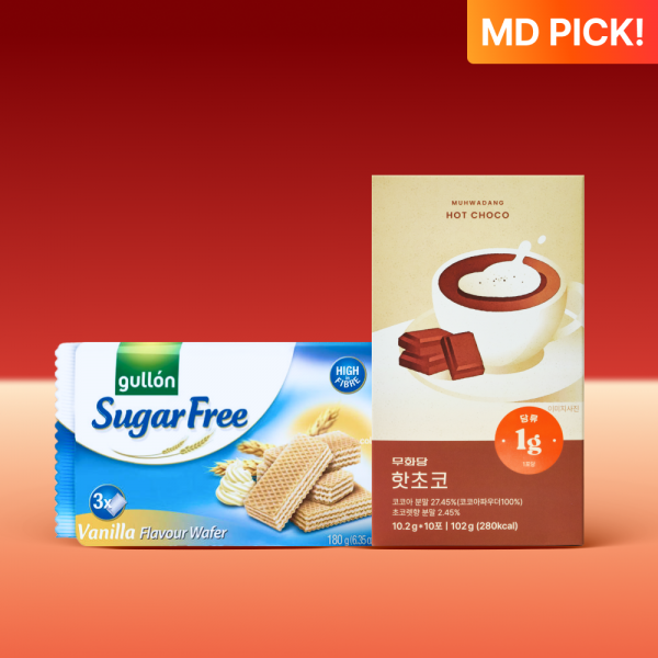 [세트할인] 무화당 무설탕 핫초코 + 구욘 슈가프리 웨하스