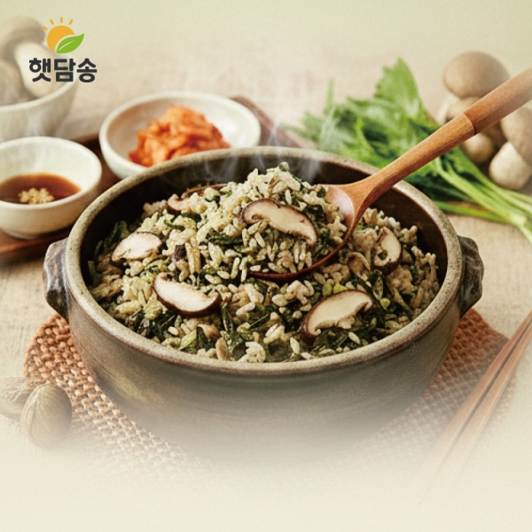 [햇담송] 무농약 송화버섯 곤드레밥 밥짓기용 찌개용 송고버섯 한끼 나물밥