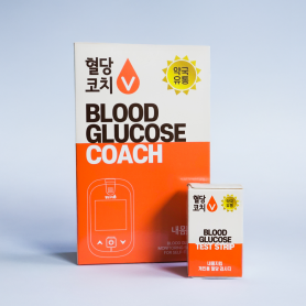 [검사기+알콜스왑 증정] 내몸지킴 혈당코치v 혈당측정검사지 100매 (50개입 2박스)