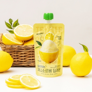 [키토제니] 얼려먹는 유기농 레몬즙 제니소르베 딥레몬 레몬소르베 10개입