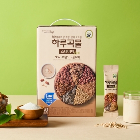 [한국야쿠르트] 하루곡물 스테비아 호두 아몬드 율무차 (40포)