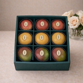 [설 명절] 사과&애플망고&배 프리미엄 선물세트 (보자기+아웃박스 포함) [각 3입]