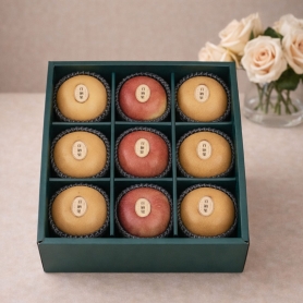 [설 명절] 사과&배 프리미엄 선물세트 (보자기+아웃박스 포함) [사과 3입&배 6입]