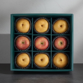 [설 명절] 사과&배 실속형 선물세트 (보자기 미포함) [사과 3입&배 6입]