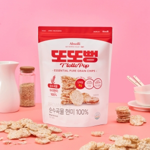 [또또뻥] 저당 무설탕 무첨가 곡물칩 95g (국내산현미/호라산밀&파로)