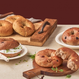 [무료배송] 홀위트데이 통밀베이글 5개입 저당 고단백 (플레인/블루베리/어니언/호두크랜베리)