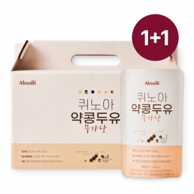 [무료배송] 앱솔리 퀴노아 약콩두유 무가당 190ml 40팩 (2박스)