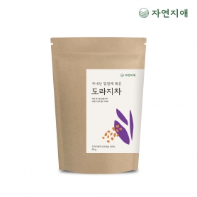 [자연지애] 100% 국내산 껍질째 볶은 도라지차 80g