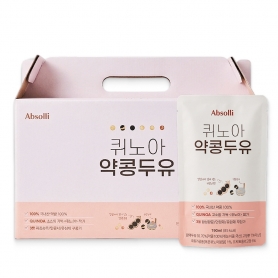 [앱솔리] 퀴노아 약콩두유 저당 국내산 검은콩두유 190ml