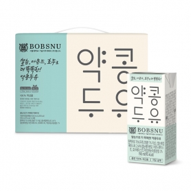 밥스누 쌀눈으로 더 똑똑한! 약콩두유 (190ml x 24팩) 1BOX