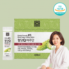 김소형 헤밀레 여주환 식후 혈당 상승 억제 도움 미숙여주 혈당큐Q 여주단 60포