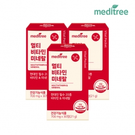 [메디트리] 바이탈포켓 멀티비타민 미네랄 3박스 온가족 멀티비타민