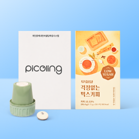 [CGM] 피코링 연속혈당측정기 + 무화당 저당 걱정없는 믹스커피 1Box