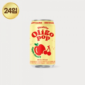 [무료배송] 헬씨올리고팝 350ml 2종 프로바이오틱스 유산균 기능성 음료 혈당개선 당류 제로 24개입